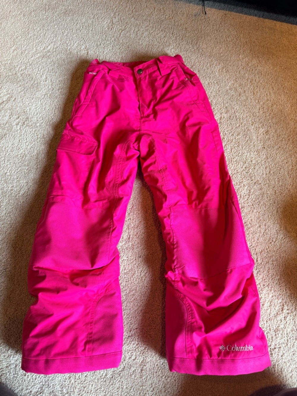 Columbia Kids Bright Pink Snow Pants
